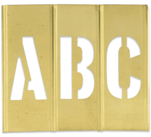 brass stencils