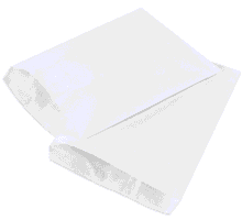 white flat merch bags